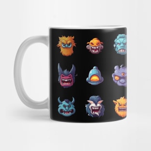 Scary Faces of Evil and Shizz Halloween Costume Mug